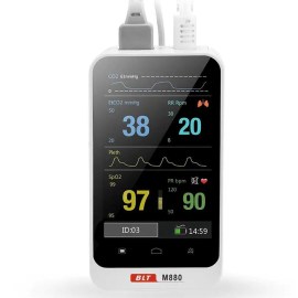 pulsoksymetr, pulsoksymetr biolight m880 z kapnografią, biolight m880 z etco2, przenośny kapnograf z modułem spo2