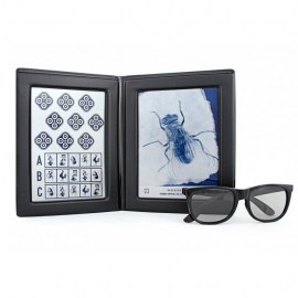 test muchy, okulary polaryzacyjne, test, dla dorosłych i dzieci, wykrywa leniwe oko